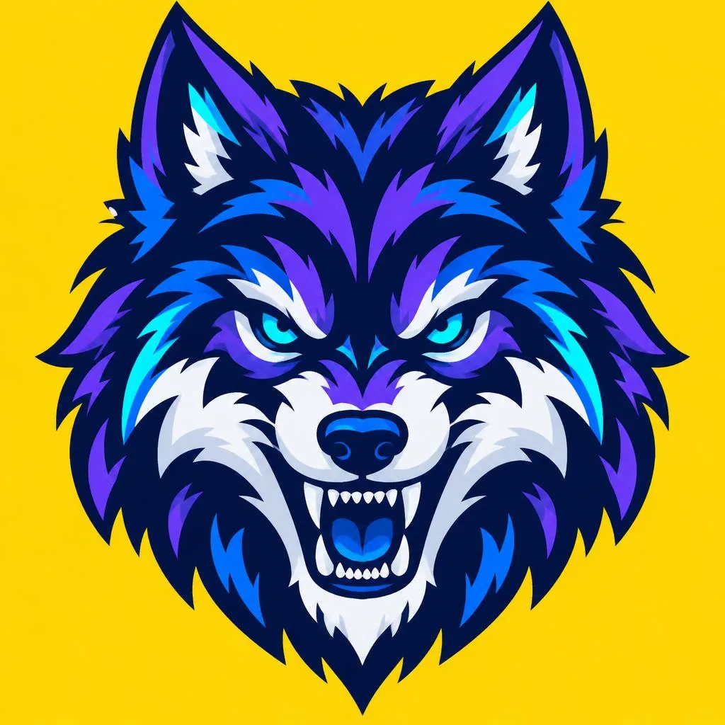 Lobo em ilustração — VetorMaxPro SVG